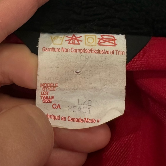 Vintage Nanuk Faux Fur 90s Fall Leaves 🍁 Autumn Fleece Coat Large - Picture 11 of 13